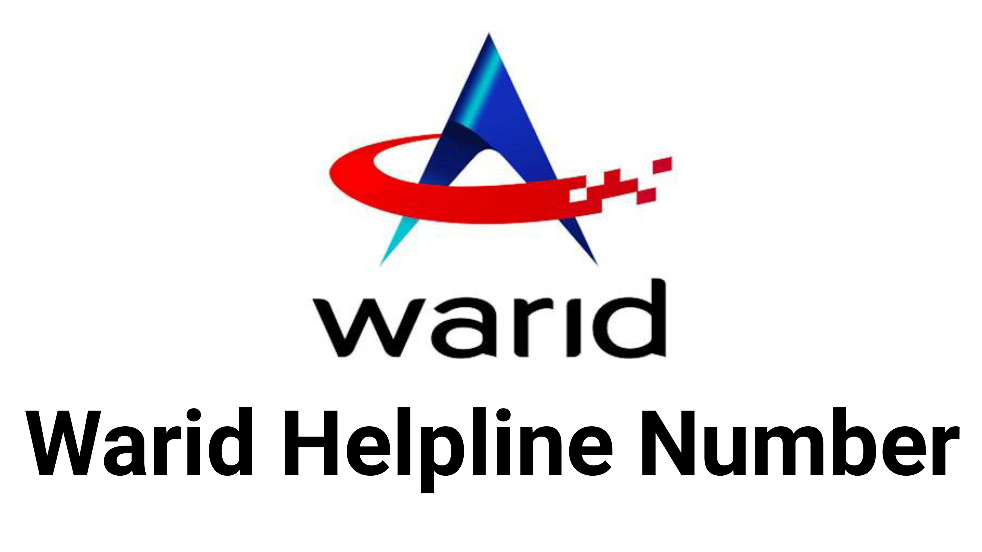 Helpline Number of Warid
